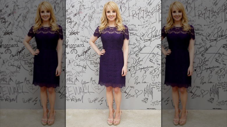 Melissa Rauch visits AOL Studios in New York