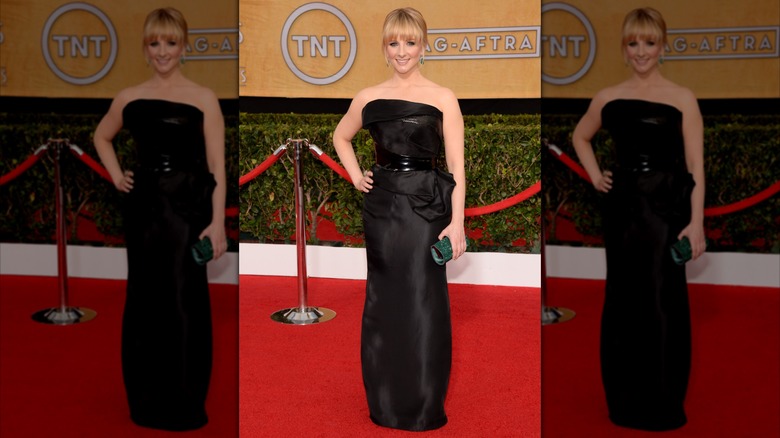 Melissa Rauch arrives at the 20th Annual Screen Actors Guild Awards