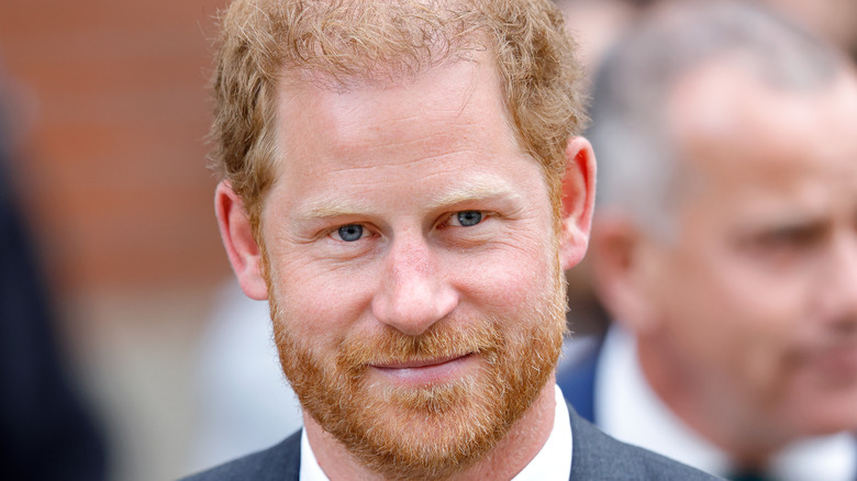 Prince Harry smiling