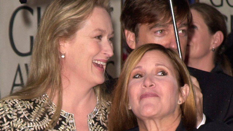 Meryl Streep and Carrie Fisher together 