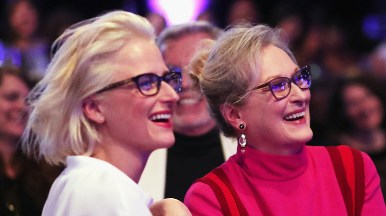 Mamie Gummer and Meryl Streep attend The 19th CDGA (Costume Designers Guild Awards) with Presenting Sponsor LACOSTE at The Beverly Hilton Hotel on February 21, 2017 in Beverly Hills, California.