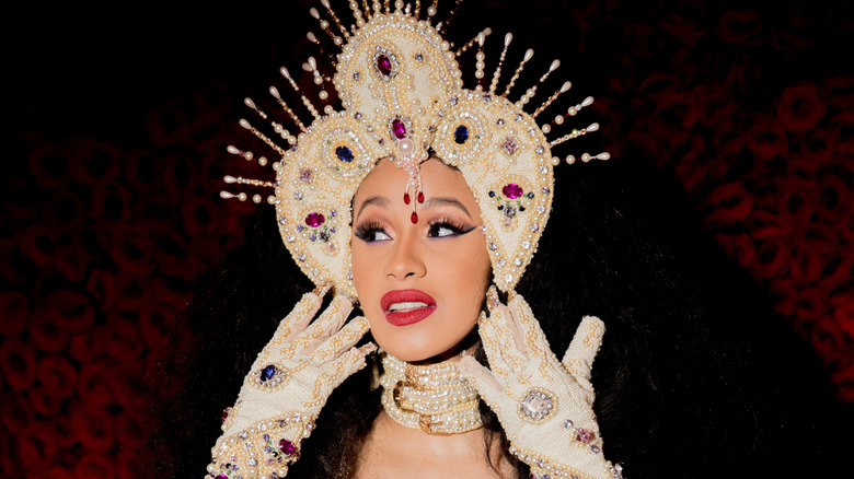 Cardi B 2018 Met Gala closeup
