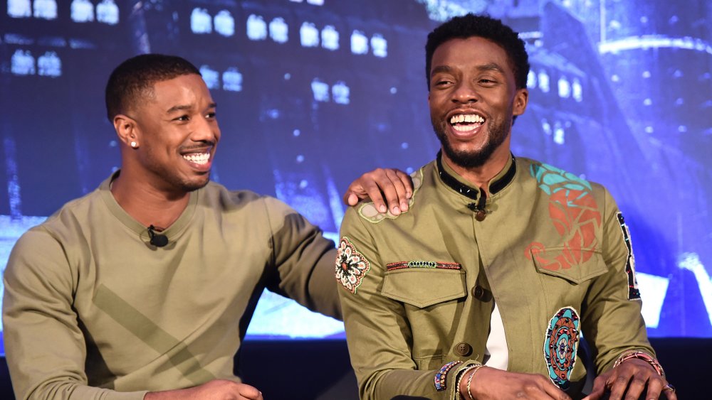 Michael B. Jordan and Chadwick Boseman