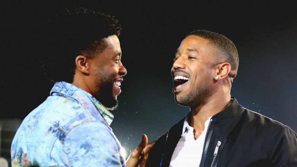Michael B. Jordan and Chadwick Boseman