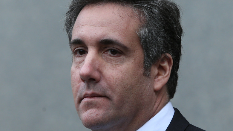 Michael Cohen looking serious