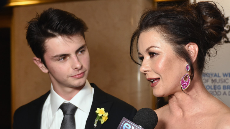 Dylan Douglas and Catherine Zeta-Jones