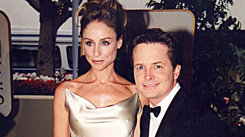 Tracy Pollan and Michael J. Fox on the red carpet