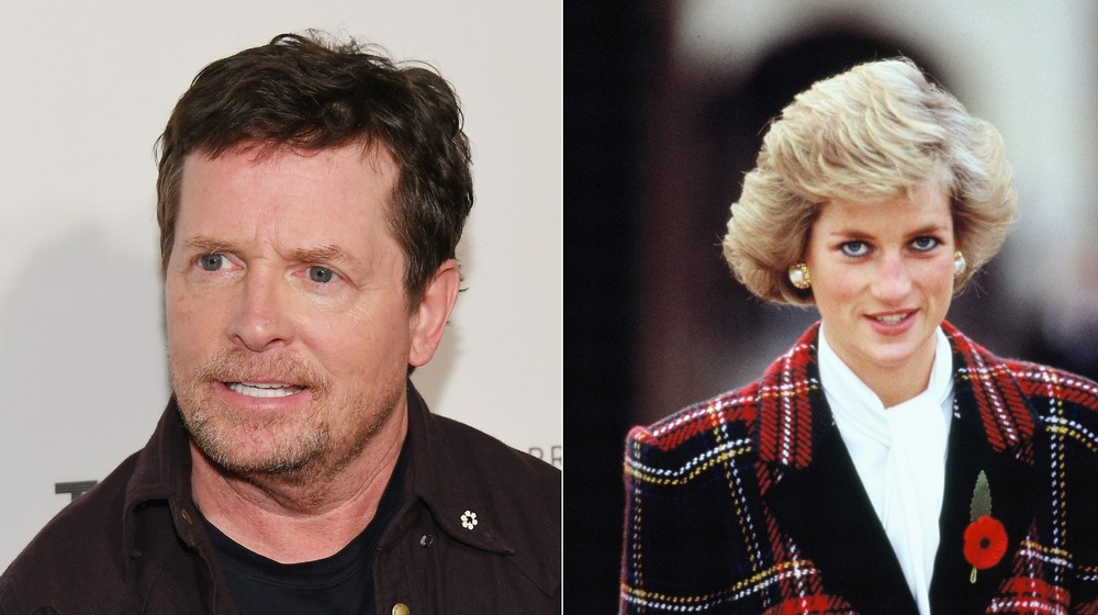 Michael J. Fox and Princess Diana