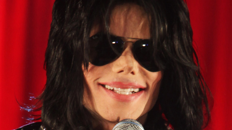 Michael Jackson smiling