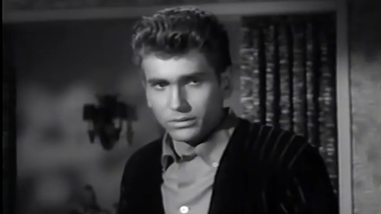 Michael Landon as Tony Rivers in "I Was A Teenage Werewolf."