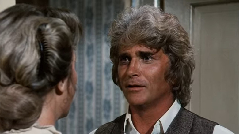Michael Landon as Charles Ingalls in "Little House: Last Farewell."