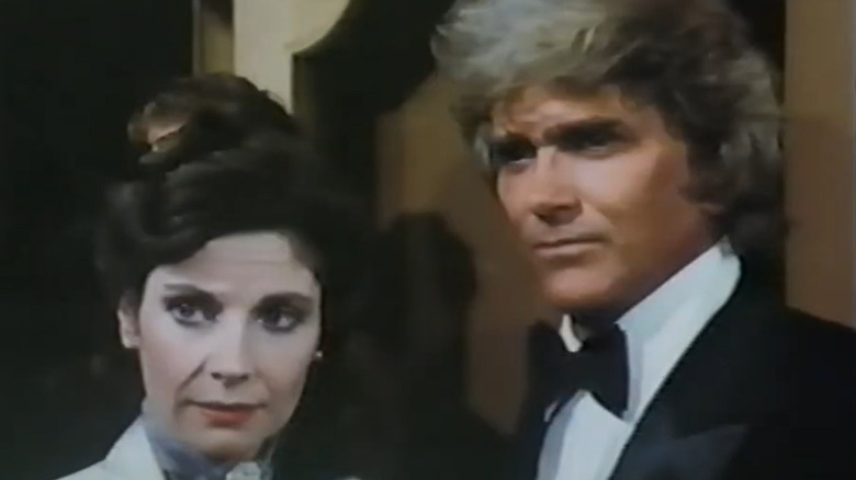 Michael Landon as Gene Orman and Hallie Todd as Cathy Orman in "Sam's Son."