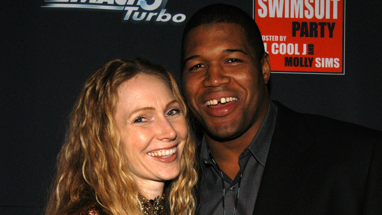 Michael Strahan and ex wife Jean on the red carpet
