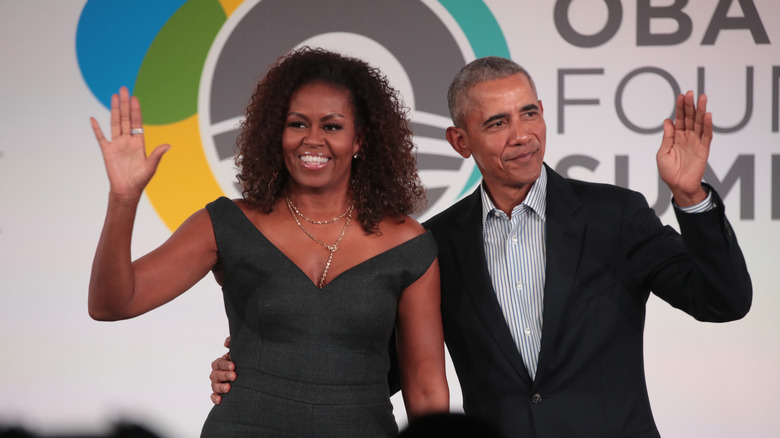 Barak and Michelle Obama 