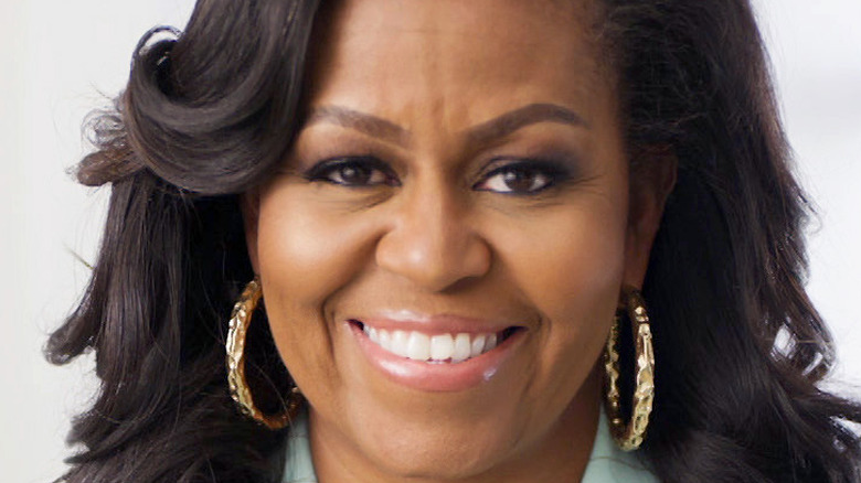 Michelle Obama smiling