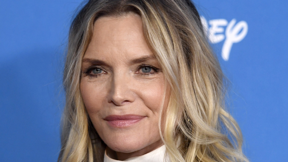 Michelle Pfeiffer smirking 