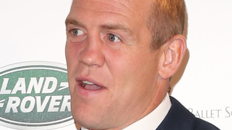 MIke Tindall on Land Rover red carpet