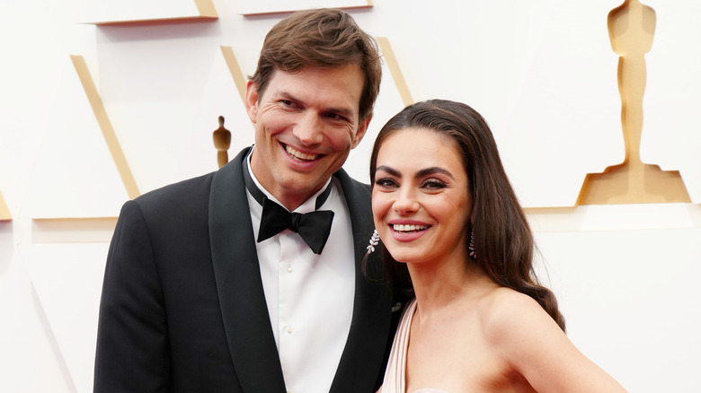 Ashton Kutcher and Mila Kunis at Academy Awards