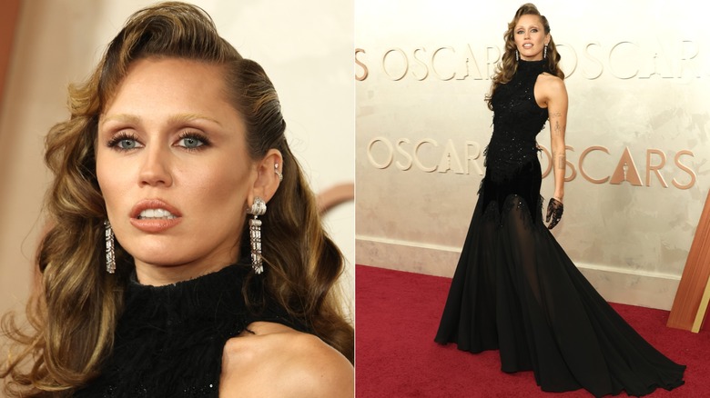 Miley Cyrus at the Oscars
