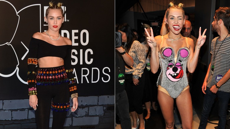 Miley Cyrus at the VMAs in 2013