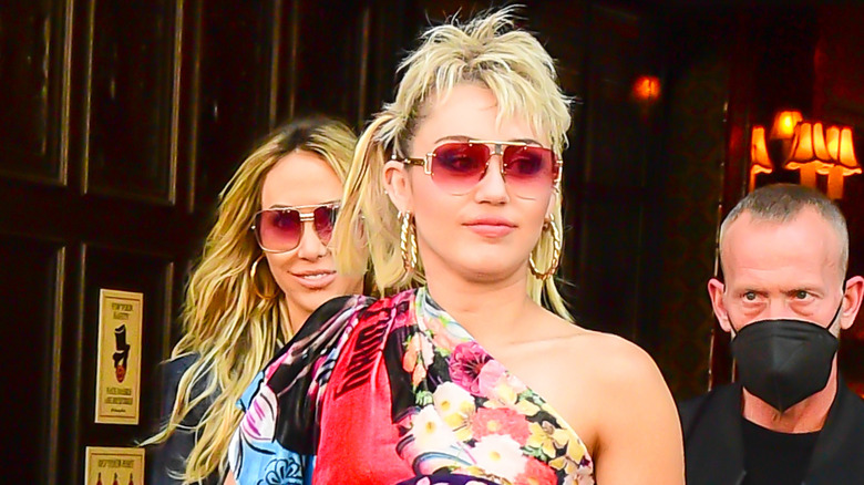 Miley Cyrus walking through SOHO, New York in May 2021