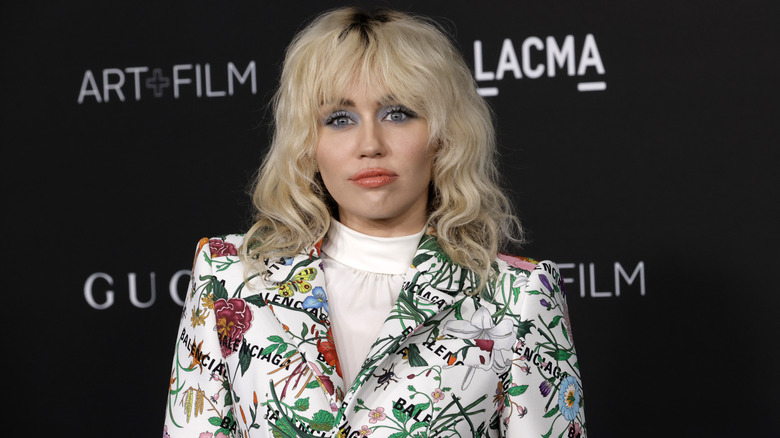 Miley Cyrus on LACMA red carpet