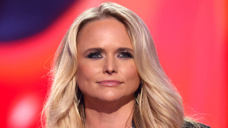 Miranda Lambert looking stern