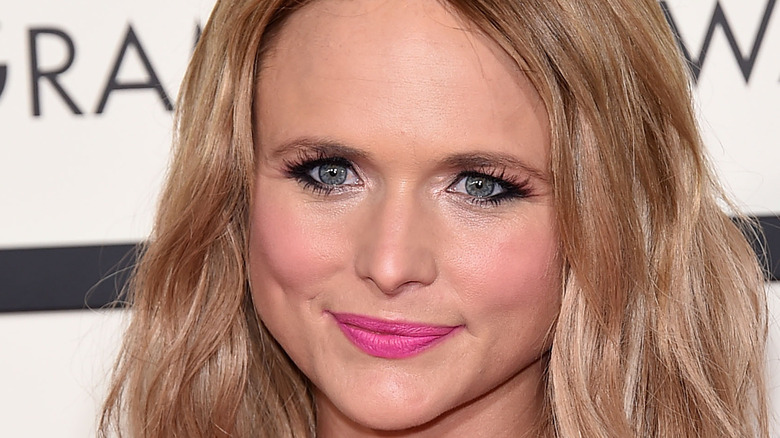 Miranda Lambert smiling at the 2015 Grammy's