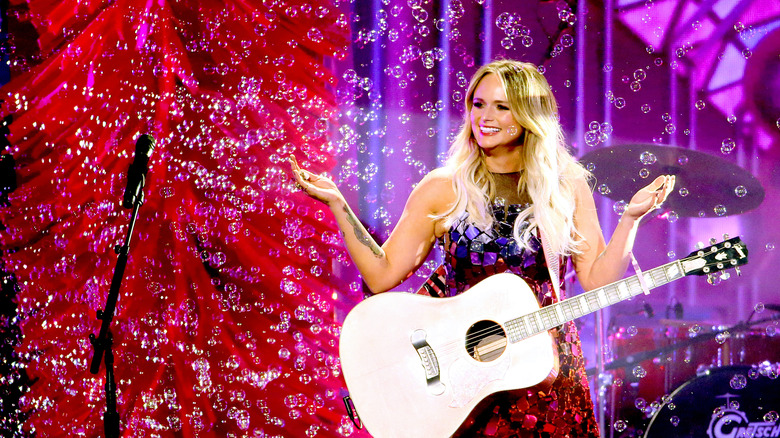 Miranda Lambert performing on stage