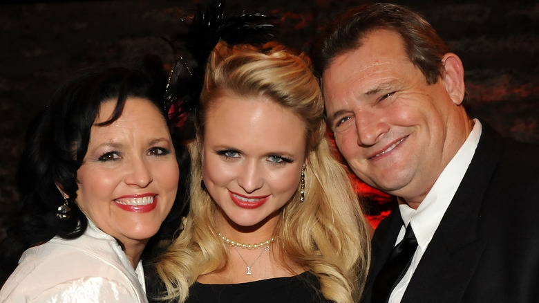 Miranda Lambert with her parents, Bev and Rick 