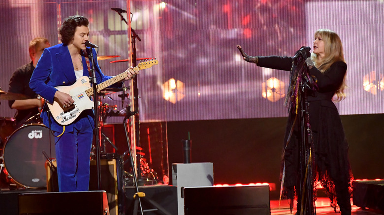 Harry Styles and Stevie Nicks in March 2019