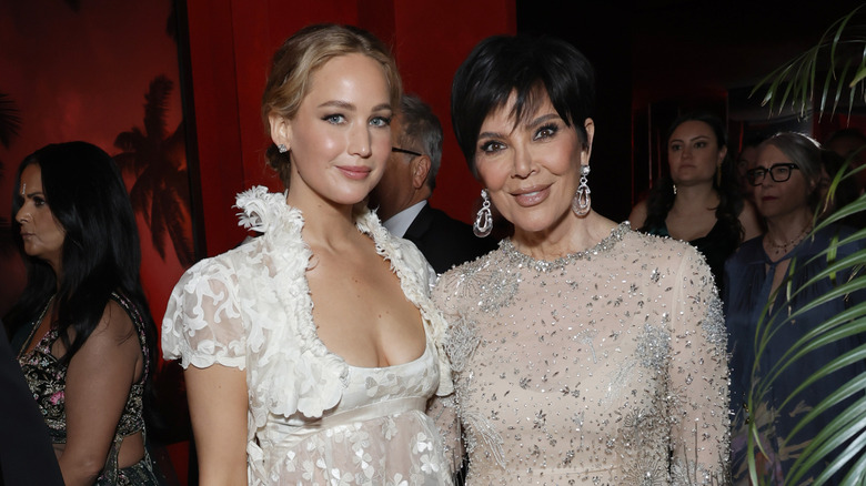 Jennifer Lawrence and Kris Jenner in March 2024