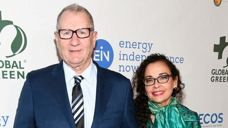 Ed O'Neill and Catherine Rusoff at a pre-Oscar gala