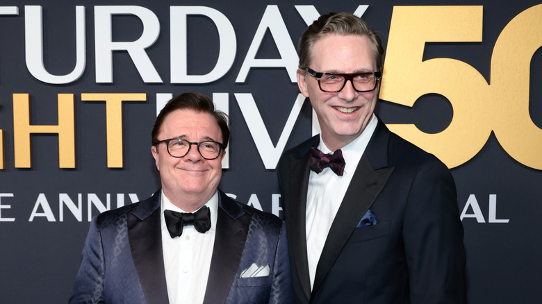 Nathan Lane and Devlin Elliott at SNL50