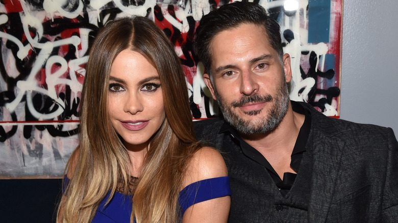 Sofía Vergara and Joe Manganiello posing together at an event