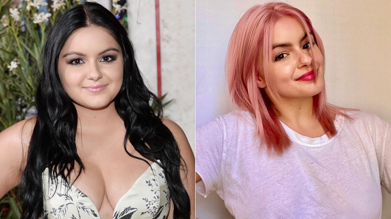 Ariel Winter in 2016 and 2020