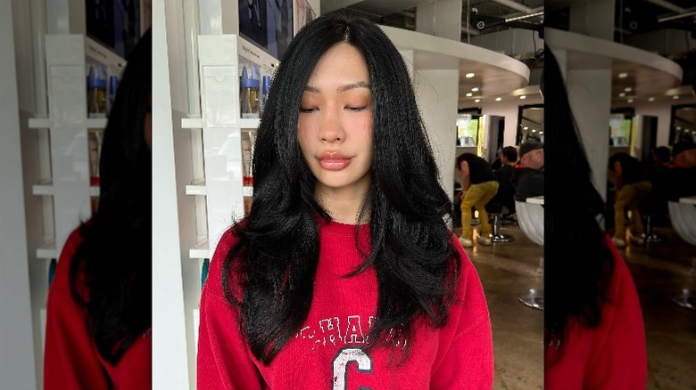 theresa pham woman haircut layers