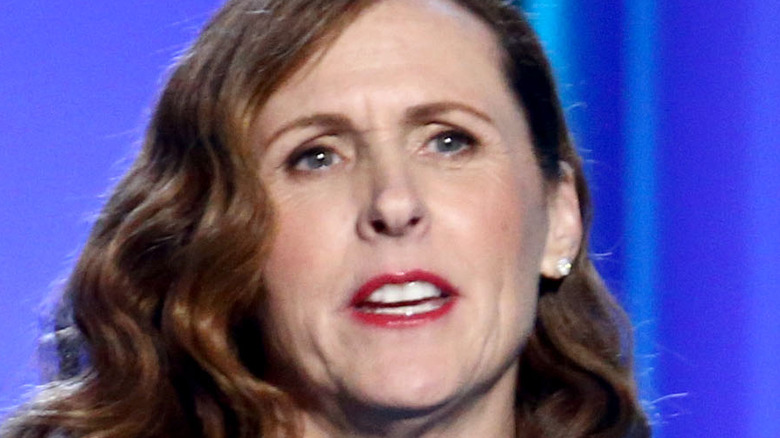 Molly Shannon looking serious