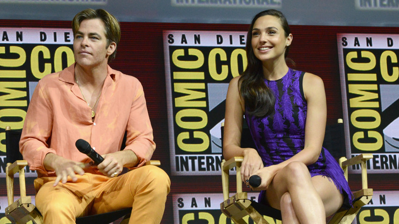 Chris Pine and Gal Gadot at Comic-Con