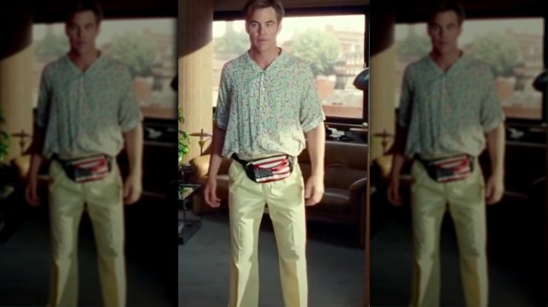 Steve Trevor in a fanny pack