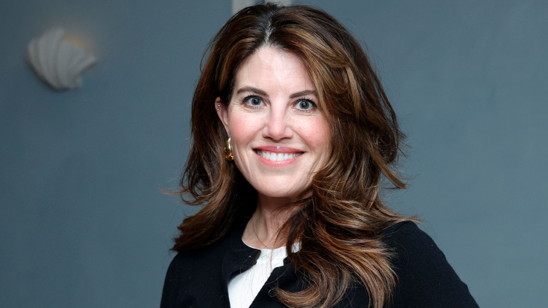 Monica Lewinsky wearing a black sweater