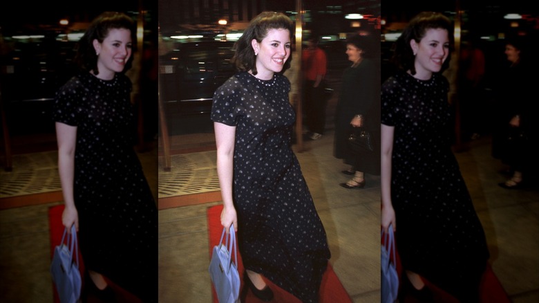Monica Lewinsky at a restaurant in Washington, D.C., 1998.