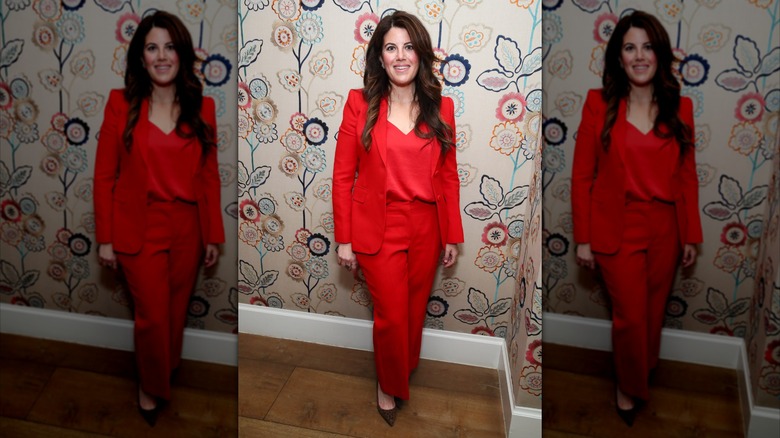 Monica Lewinsky attending the InStyle Badass Women Dinner in New York 2019