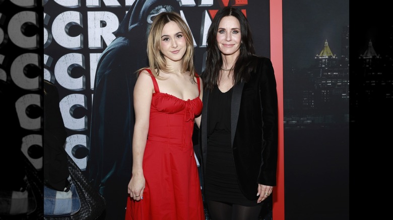 Coco Arquette and Courteney Cox at the premiere of "Scream VI"