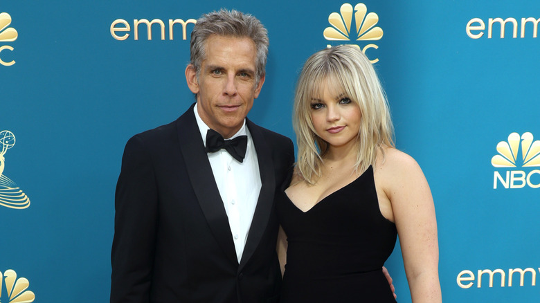 Ben Stiller and Ella Stiller attending an Emmys event.