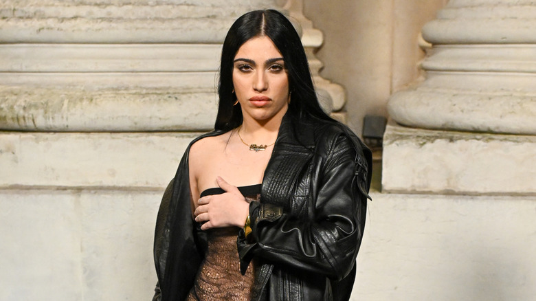 Lourdes Leon attending a fashion show.