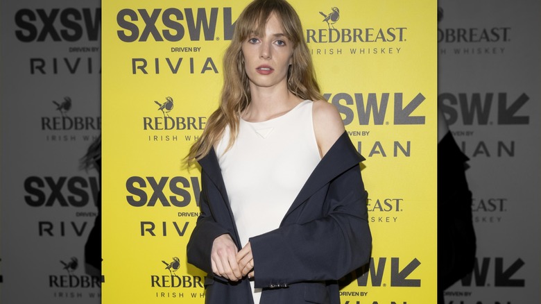 Maya Hawke attends the premiere of "Wishful Thinking"