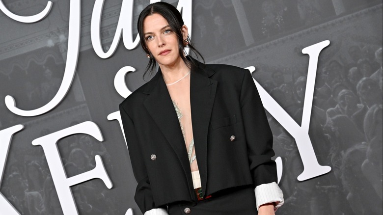 Riley Keough attends the Los Angeles Premiere of Netflix's "Jay Kelly"