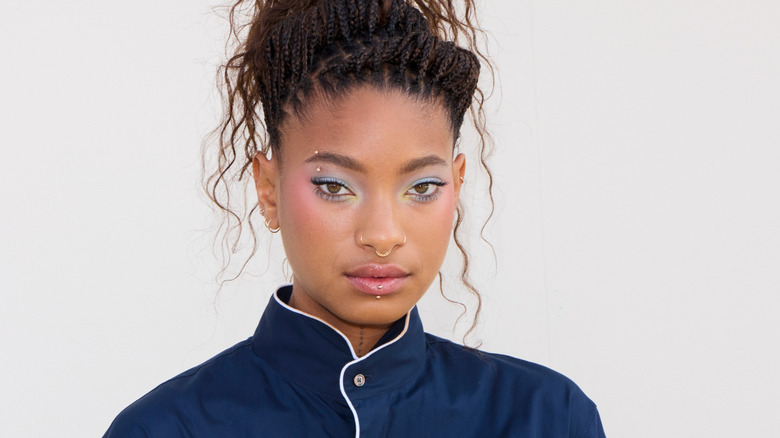 Willow Smith attending a fashion show.