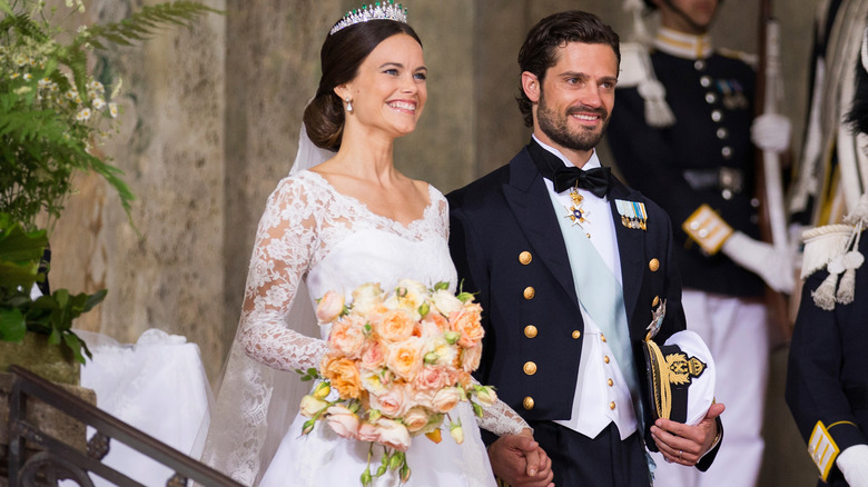 Princess Sofia and Carl Philip at wedding